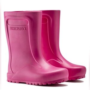 Birkenstock Kids Pink Rubber Rain Boots‎ Size EU 33 US Kids 2–2.5 Waterproof